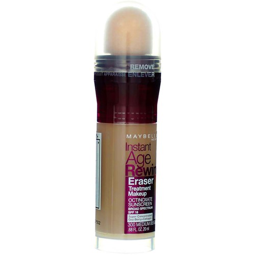 3 Pack Maybelline Instant Age Rewind Eraser Treatment Makeup, Medium Beige 30... - 第 2/5 張圖片