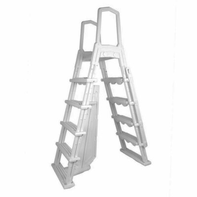 A-Frame Above Ground Flip-Up Swimming Pool Ladder -  for Pools up to 48 - 54''