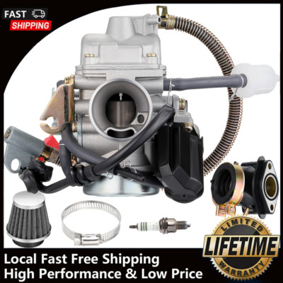 PD24J Carburetor for 4-Stroke GY6 125cc 150cc 152QMI 157QMJ Engine 24mm Electric