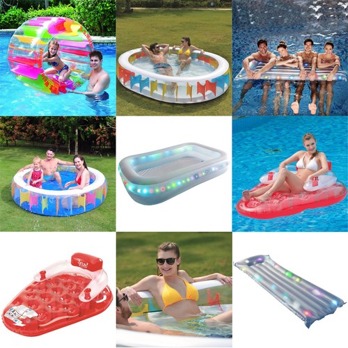 INFLATABLE RAINBOW PADDLING SWIMMING 
