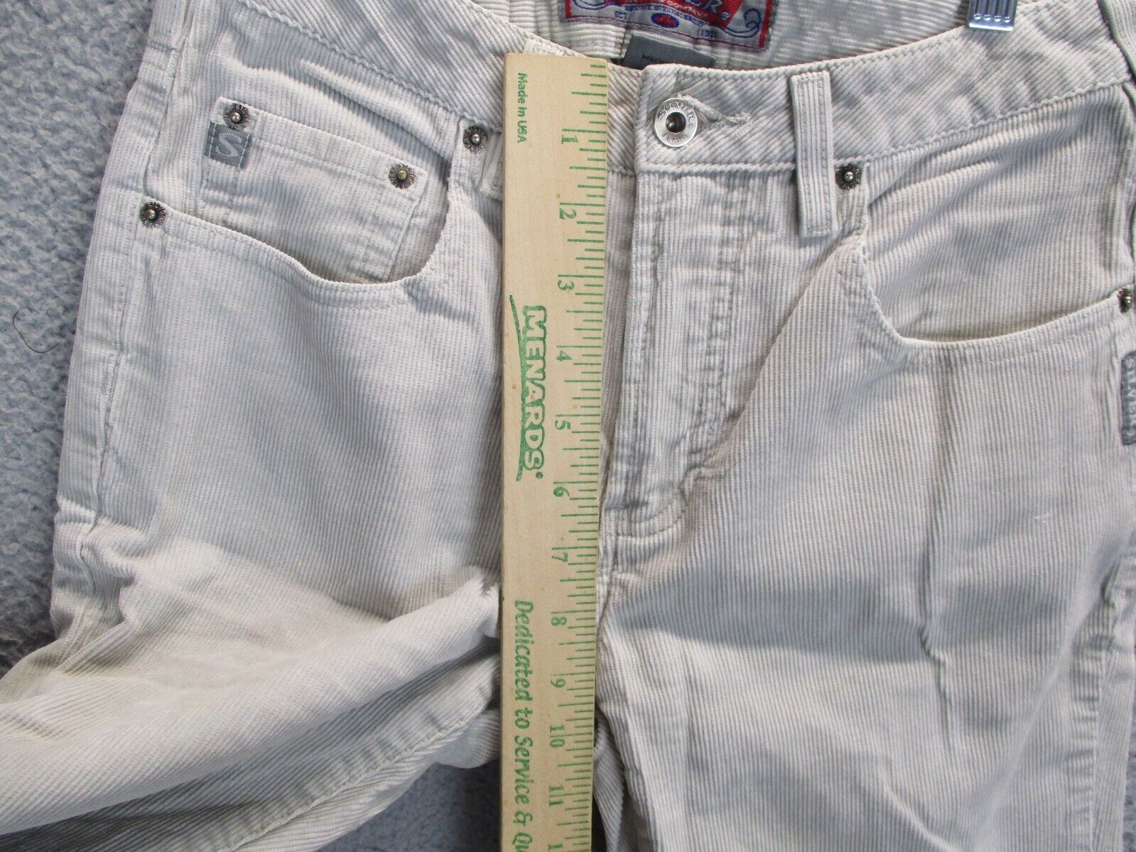Vintage Silver Jeans Women's 28x33 Super Flare 90… - image 11