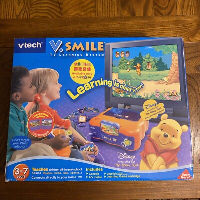 Vetch V.SMILE Konsole TV Learning System Disney Winnie The Pooh The Honey Hunt
