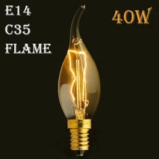 E27 B22 E14 ES BC Vintage Retro Style Industrial Filament Edison Lamp Light Bulb
