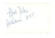Alfred Deller Signed Page 1950s / Autographed English Singer