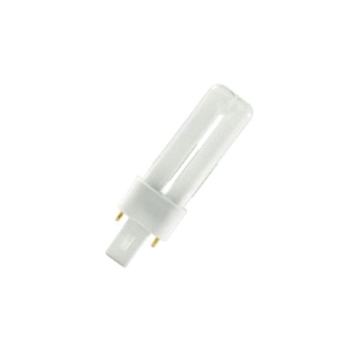 5 x COMPACT FLUORESCENT LAMPS TUBES 5w = 25w LOW ENERGY G23 2 PIN 3500K - Picture 1 of 1