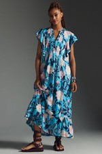 Anthropologie Cassandra Maxi Dress Sz XS