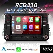 Radio de coche 6,5" RCD330 Plus RCD330 187G estéreo CarPlay Android automático para VW Jetta