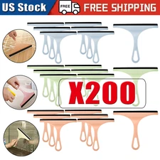 Glass Window Wiper Cleaner Squeegee Shower Screen Mirror Home Blade Brush LOT