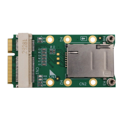Mini PCI-E Adapter with SIM Card Slot for 3G/4G WWAN LTE WLAN CDMA GPS Card QDE