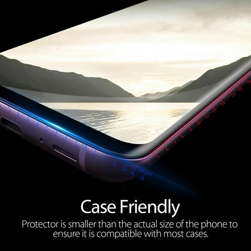 9D Funda Amigable Samsung Galaxy S9 Plus Cristal Templado Protector de Pantal... - Imagen 7 de 8