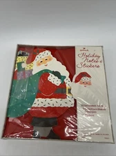 10 HallmarkSanta Clause Christmas Cards w/ Envelopes & Stickers Boxed New