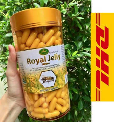 365 Soft Capsules Royal Jelly 1000mgs Nature 's King Australia 100% Natural 