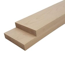 Barrington Hardwoods Maple Lumber Boards 3/4" x 4" x 24" 2pc Kiln Dried