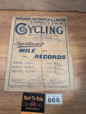 Cycling Magazine November 1895 - Vintage Bicycle Book #866