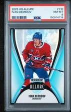 2025 UPPER DECK ALLURE #110 IVAN DEMIDOV ROOKIE RC PSA 8