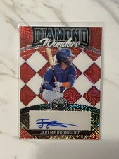 2024 Leaf Metal - Diamond Wonders Jeremy Rodriguez #MM-JR1 Red Mojo /6 Mets