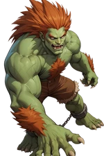 Blanka Street Fighter Vinyl Car Decal Sticker 7" Weatherproof