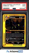Pokemon 2003 Umbreon H29 Holo Aquapolis Swirl PSA 9 on eBay