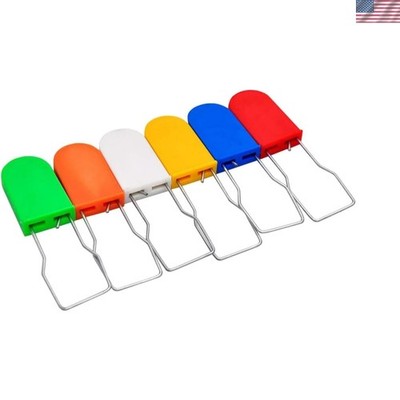 Durable 100-Piece Plastic Security Seals with Wire Hasp - Ideal for Warehouses