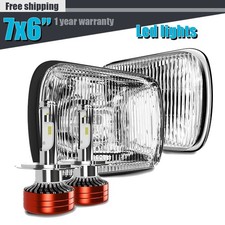 5x7 7x6 H6054 LED Light Housing H4 9003 Offroad Fog Lights for Pickup