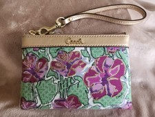 Coach Floral NWT Wristlet