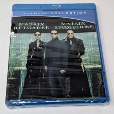 The Matrix Reloaded / The Matrix Revolutions (Blu-ray, 2003) Keanu Reeves NEW