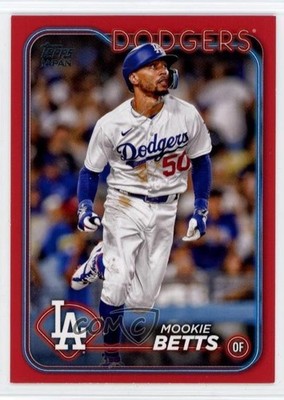 2024 Topps Japan Edition Red /5 Mookie Betts #82 1i0o