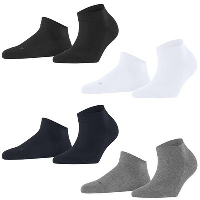 FALKE Women's Trainer Socks - Sensitive London, Cotton, Cuffs, Logo, A...