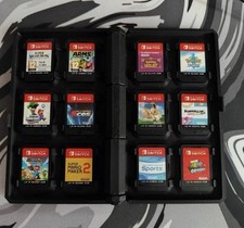 Nintendo Switch 12 Game Cartridge Holder Case Travel Storage Box Organizer