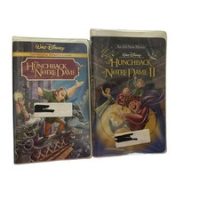 Disney The Hunchback of Notre Dame & The Hunchback of Notre Dame II LOT VHS