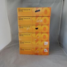 6 Kodak Carousel Transvue 140 Slide Projector Trays 3 Black 3 Grey