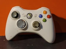 Genuine White Microsoft Xbox 360 Wireless Video Game Controller ~ Please Read