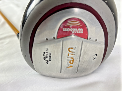 Wilson Ultra Titanium Matrix Driver 9.5* Ultra Men's Flex Shaft RH **needs Grip - Picture 12 of 12