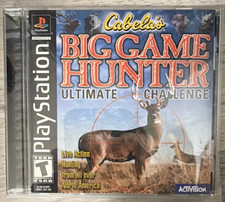 PS1  : CABELA'S BIG GAME HUNTER ULTIMATE CHALLENGE !!  BL  Complete w/Manual