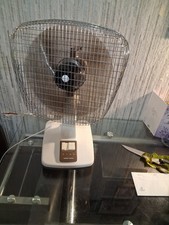 Vintage Xpelair Taurus Desk Fan 3 Speed Oscillating Retro Working