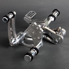 Polished 3/4"Bore Forward Controls For Harley BigTwin Electra Glide FLHB Softail