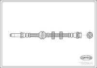 19026425 Corteco Bremsschlauch FüR Ford