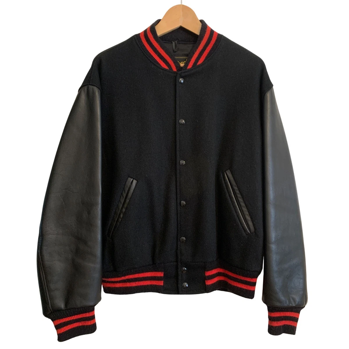 leather and wool jacket products for sale | eBay