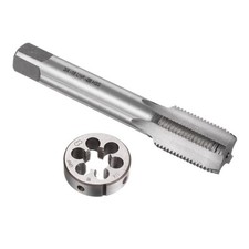2pcs Tap and Die Set 3/4-16 UNF Screw Tap  Round Die Thread Repair Tools