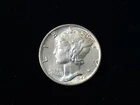 1940-D Mercury Silver Dime Full Bands Brilliant Uncirculated 20317