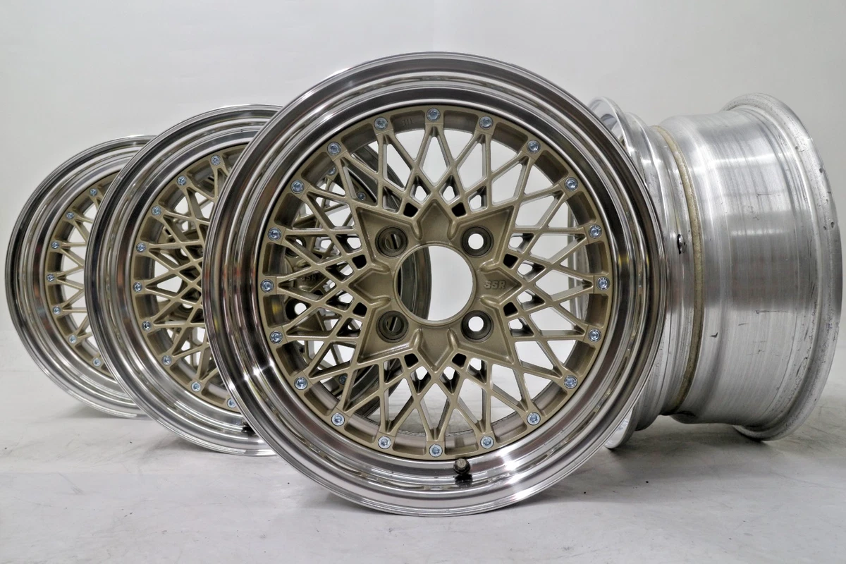 SSR MarkⅢ マーク3 15インチ 7.5J 4H PCD114.3 中古2本 当時物