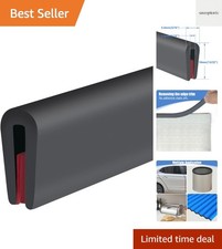 Rubber Edge Trim, Self-Adhesive Rubber Edge Trim, Edge Protector for Sheet Me...