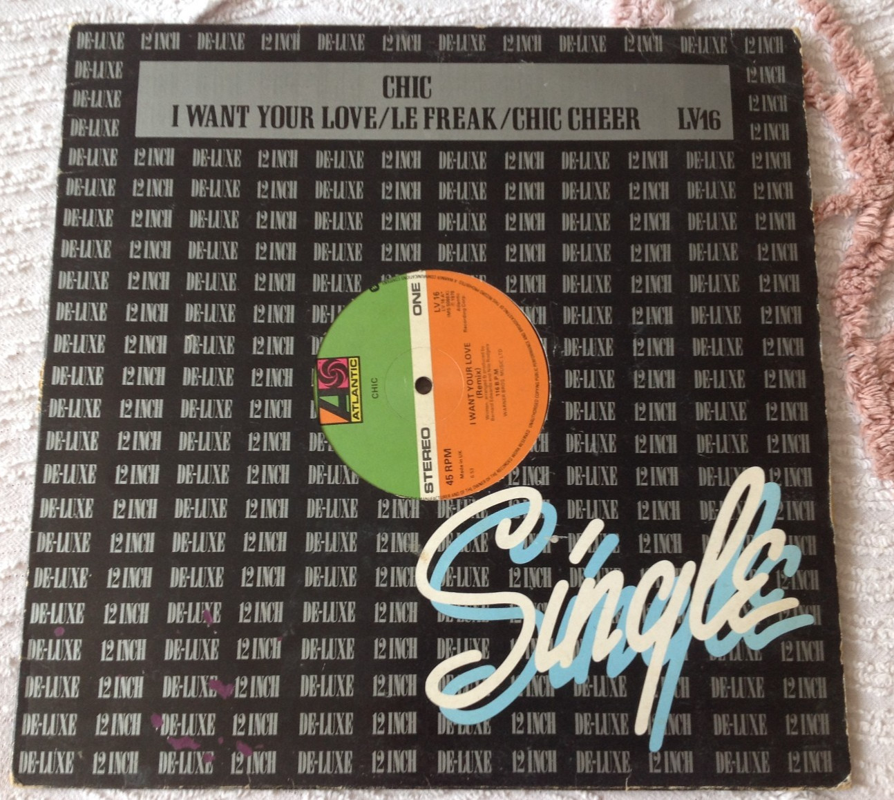 Chic  - I Want Your Love/Le Freak/Chic Cheer 12" Vinyl Record LV16 1978.