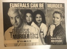 Diagnosis Murder Tv Series Vtg Print Ad Dick Van Dyke Scott Baio TPA18