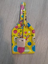 Vintage MCM Tin Litho Toy Clapper Noisemaker