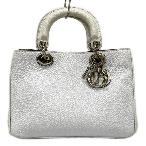 Authentique DIOR/ChristianDior Diorissimo M0915 PTUZ 36B cuir bleu clair sac fourre tout