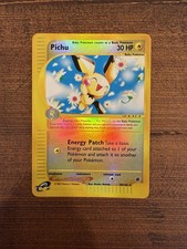 Pokemon Pichu Expedition Base Set Reverse Holo Rare Card 58/165 LP/NM Condition