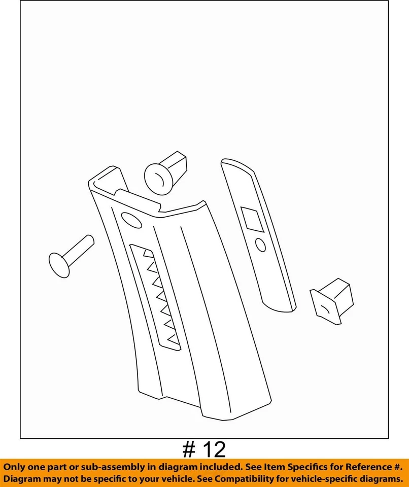 FITS 2006-2010 CHEVROLET HHR PANEL ASM C/PLR UPR TR *LT 15862396 - NEW OEM - Image 3 of 3
