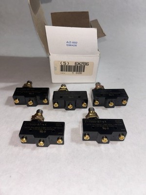 OMRON Z-15GQ-B7-K 0.5 MM Contact Gap, 15 AMP, 250 VAC, Basic Switch (Lot Of 5)