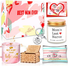 Gifts for Mom, Mother's Day Gift Basket for Wife, Grandma, Birthday